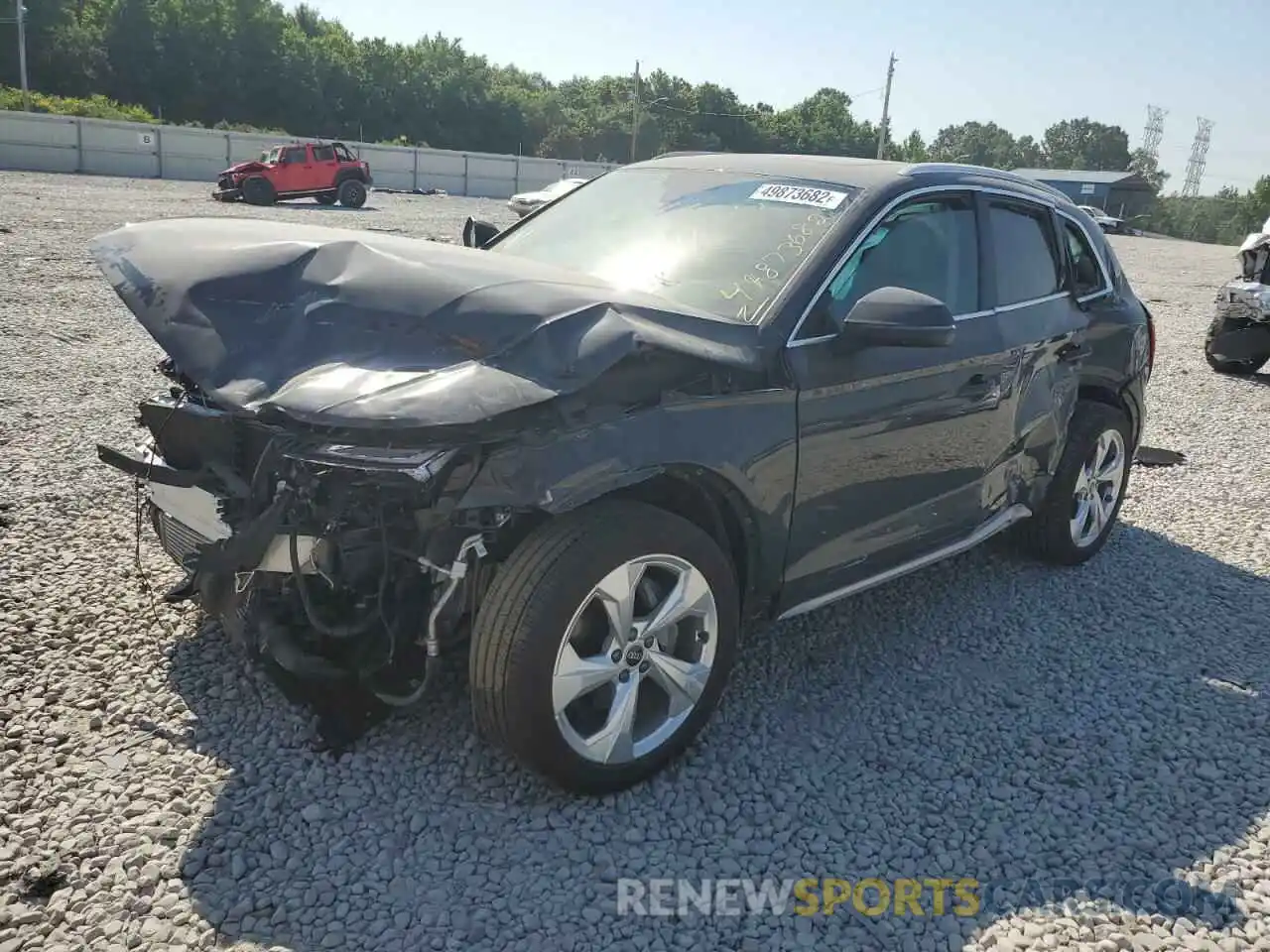 9 Photograph of a damaged car WA1BAAFY8M2082492 AUDI Q5 2021