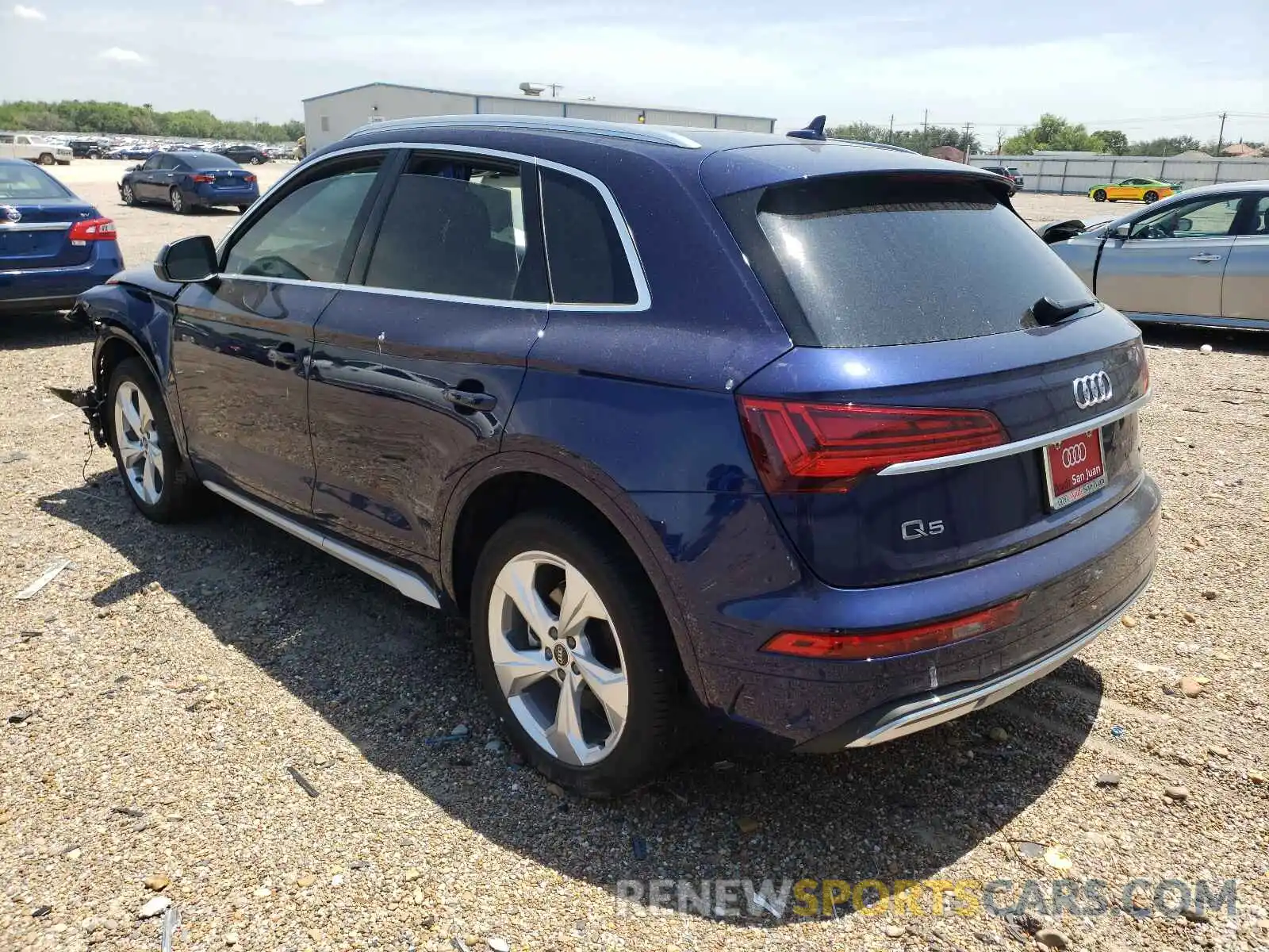 3 Фотография поврежденного автомобиля WA1BAAFY8M2092665 AUDI Q5 2021