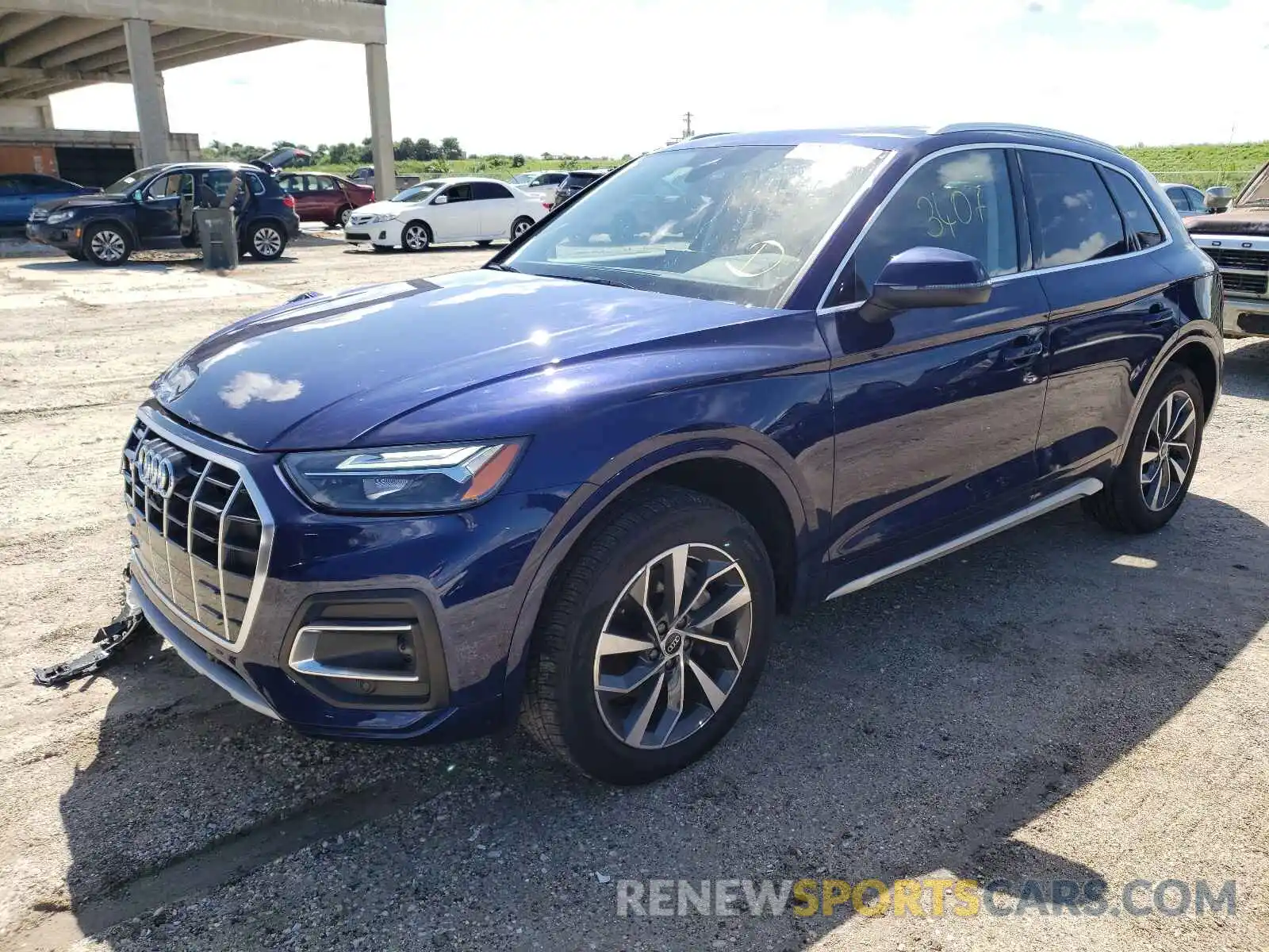 2 Photograph of a damaged car WA1BAAFY8M2095419 AUDI Q5 2021