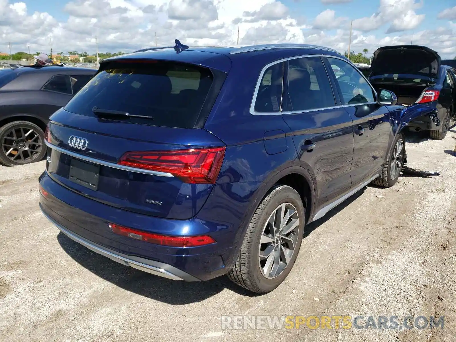 4 Фотография поврежденного автомобиля WA1BAAFY8M2095419 AUDI Q5 2021