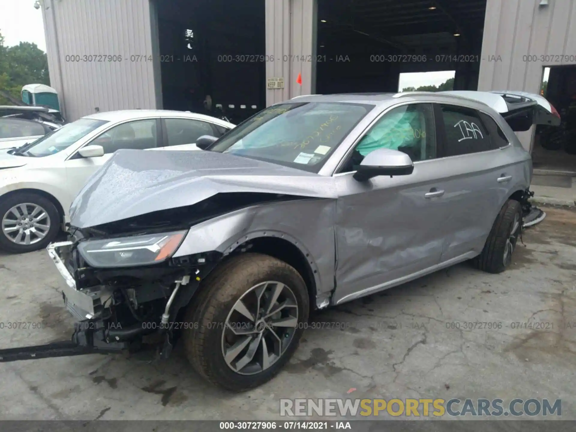 2 Photograph of a damaged car WA1BAAFY8M2098563 AUDI Q5 2021