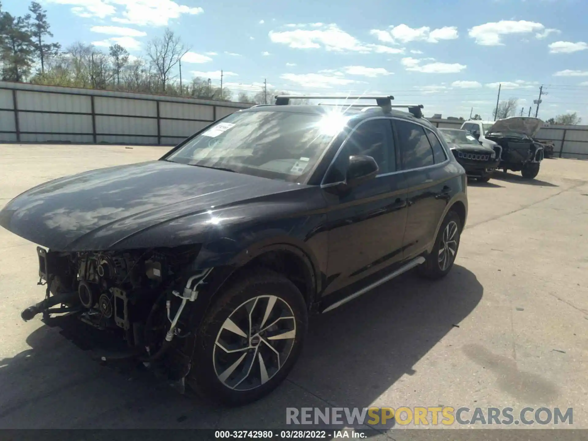 2 Фотография поврежденного автомобиля WA1BAAFY8M2106435 AUDI Q5 2021