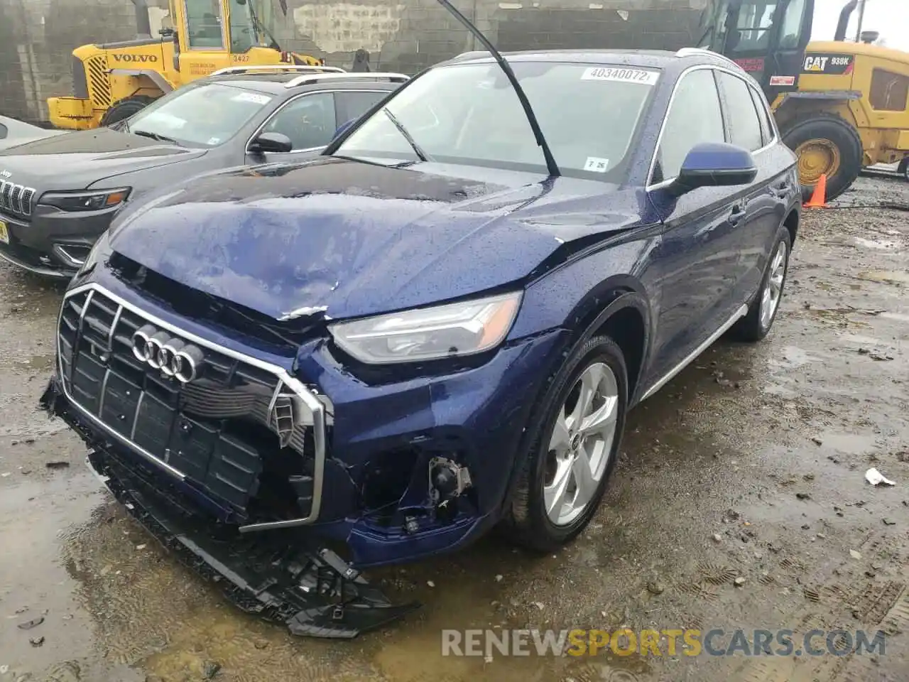 2 Фотография поврежденного автомобиля WA1BAAFY8M2108976 AUDI Q5 2021