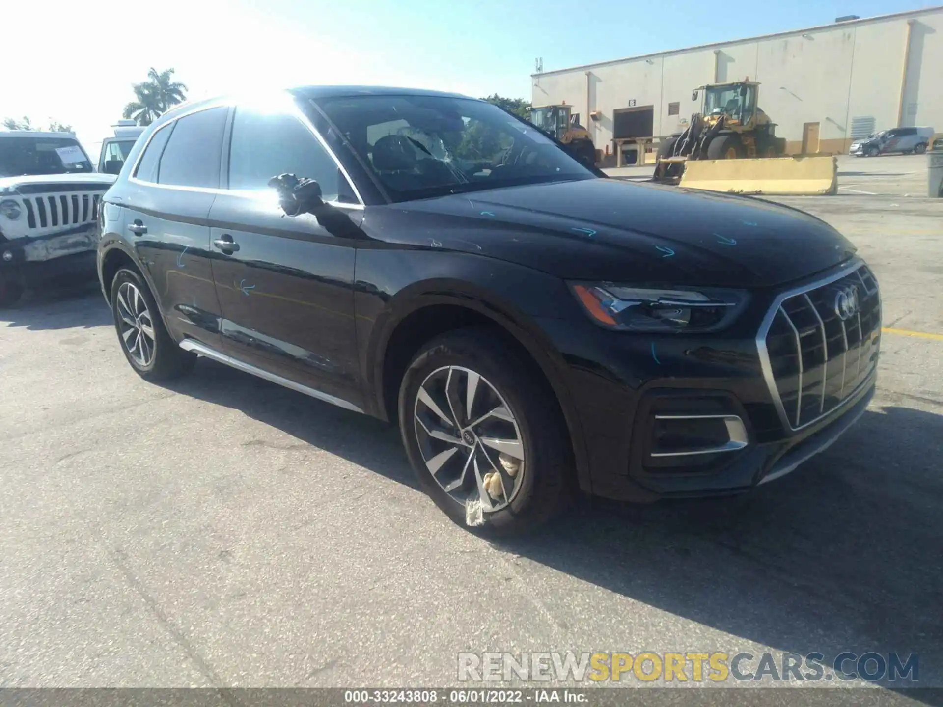 1 Photograph of a damaged car WA1BAAFY8M2125034 AUDI Q5 2021