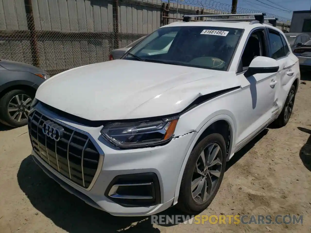 2 Photograph of a damaged car WA1BAAFY9M2019143 AUDI Q5 2021