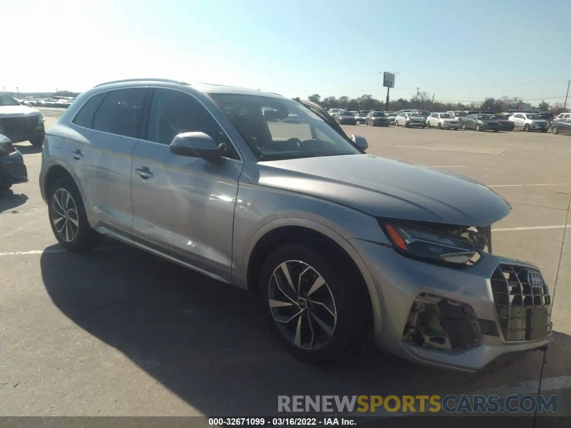 1 Photograph of a damaged car WA1BAAFY9M2019949 AUDI Q5 2021