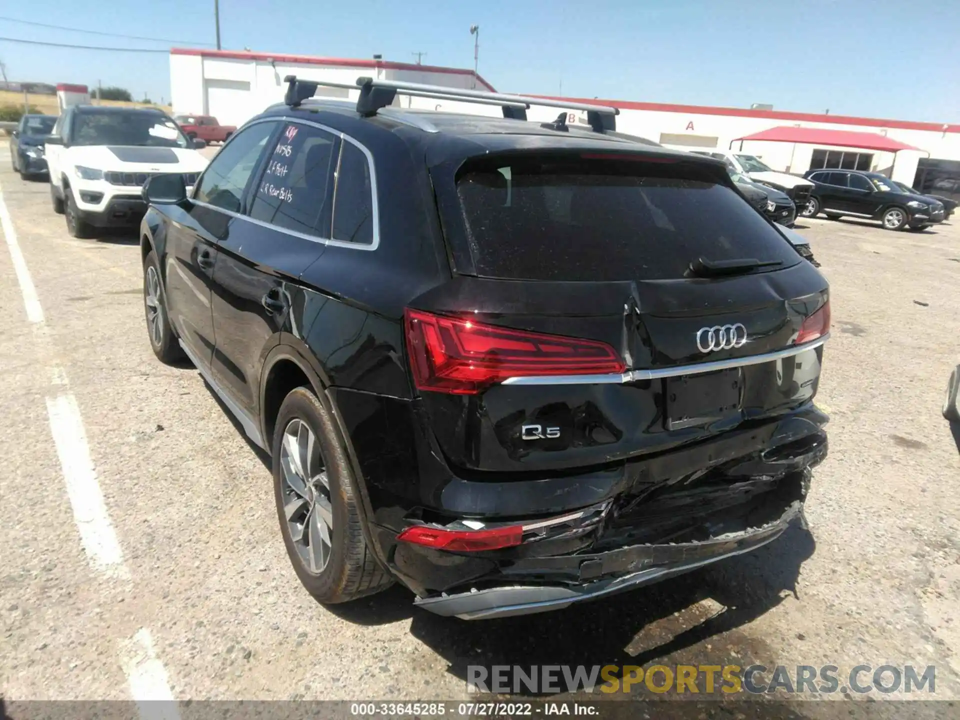 3 Фотография поврежденного автомобиля WA1BAAFY9M2021104 AUDI Q5 2021