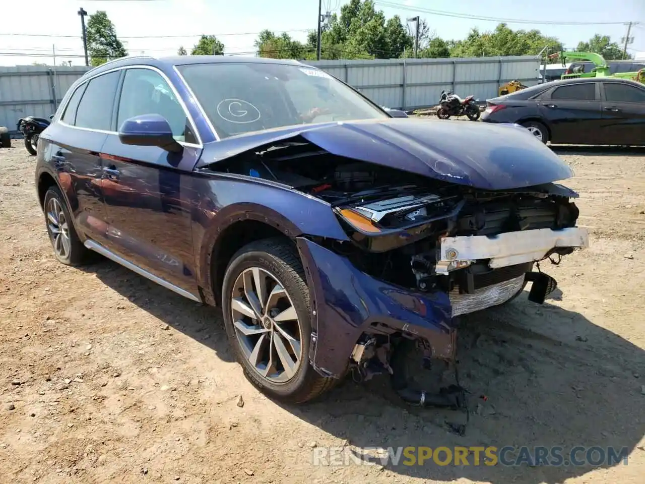 1 Photograph of a damaged car WA1BAAFY9M2061828 AUDI Q5 2021