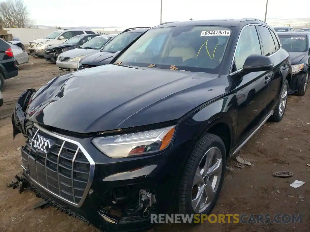 2 Фотография поврежденного автомобиля WA1BAAFY9M2077530 AUDI Q5 2021