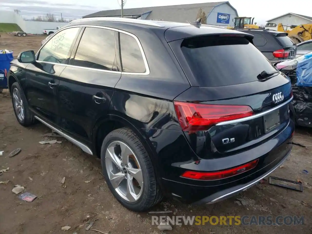 3 Фотография поврежденного автомобиля WA1BAAFY9M2077530 AUDI Q5 2021