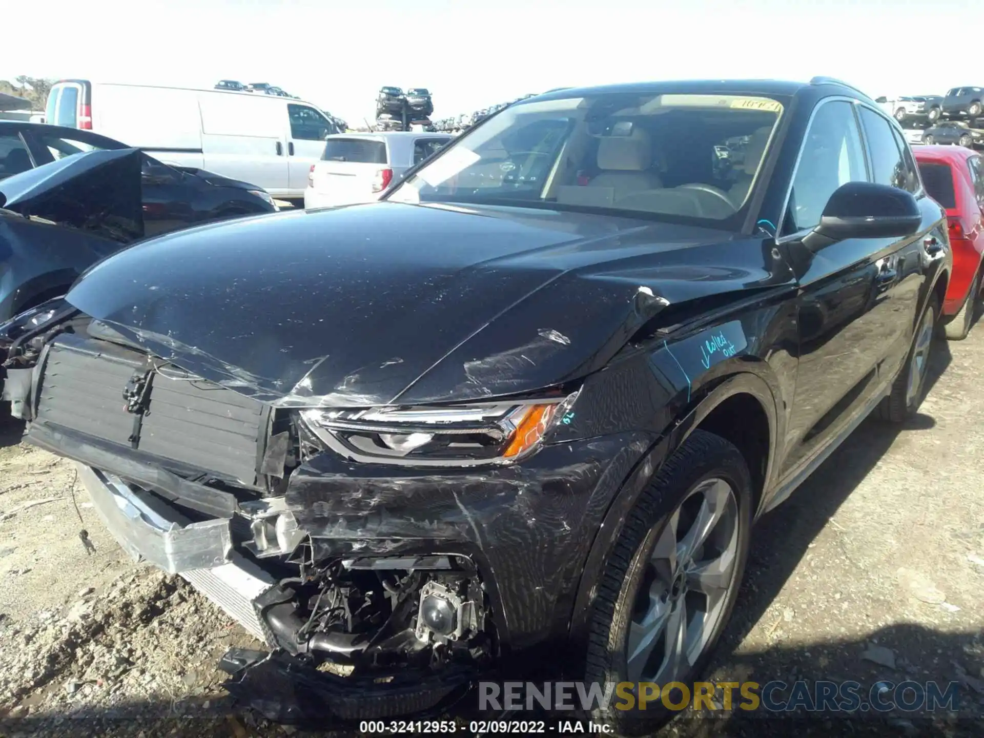 2 Photograph of a damaged car WA1BAAFY9M2101731 AUDI Q5 2021