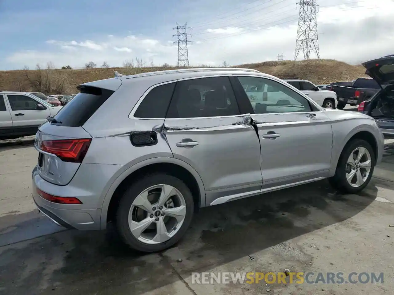 3 Фотография поврежденного автомобиля WA1BAAFY9M2110980 AUDI Q5 2021