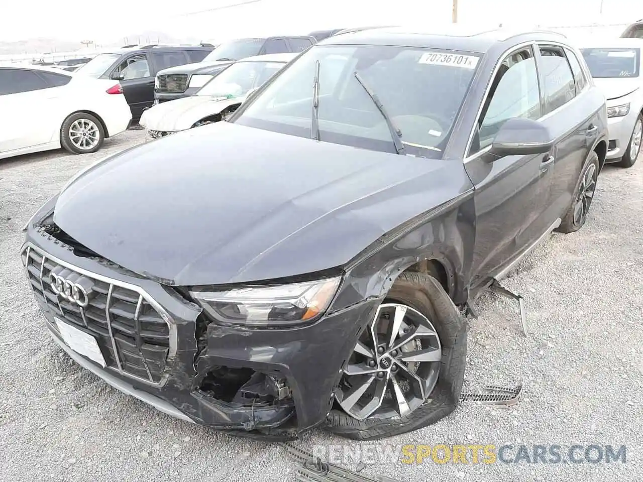 2 Photograph of a damaged car WA1BAAFYXM2013187 AUDI Q5 2021