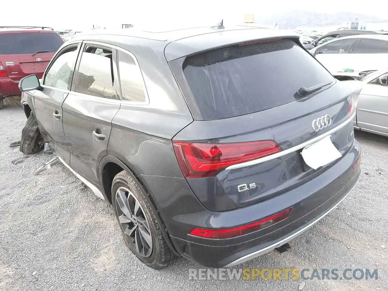 3 Фотография поврежденного автомобиля WA1BAAFYXM2013187 AUDI Q5 2021