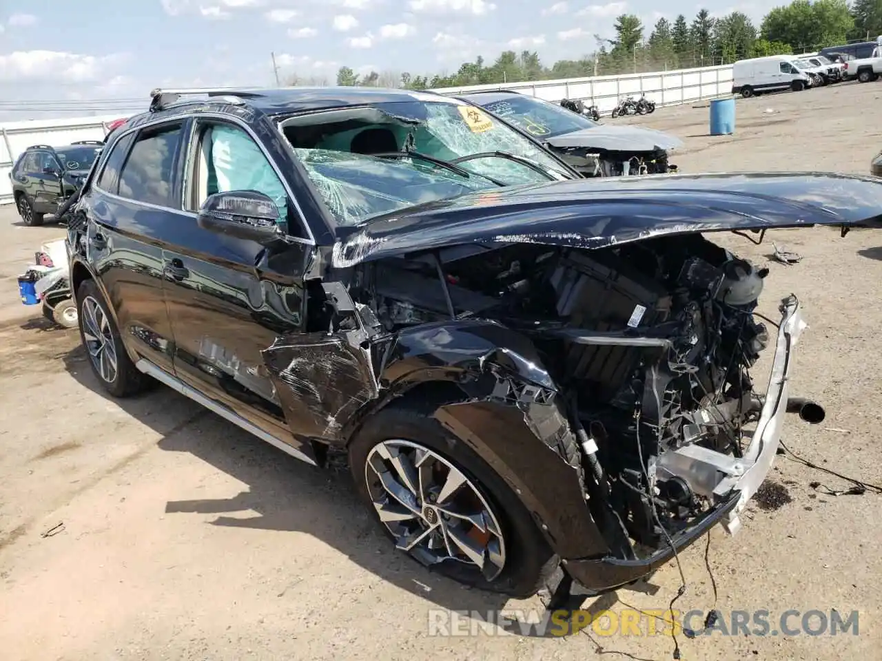 1 Photograph of a damaged car WA1BAAFYXM2022455 AUDI Q5 2021