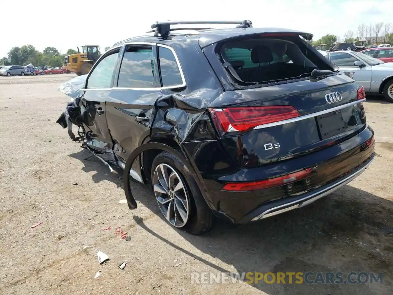 3 Фотография поврежденного автомобиля WA1BAAFYXM2022455 AUDI Q5 2021