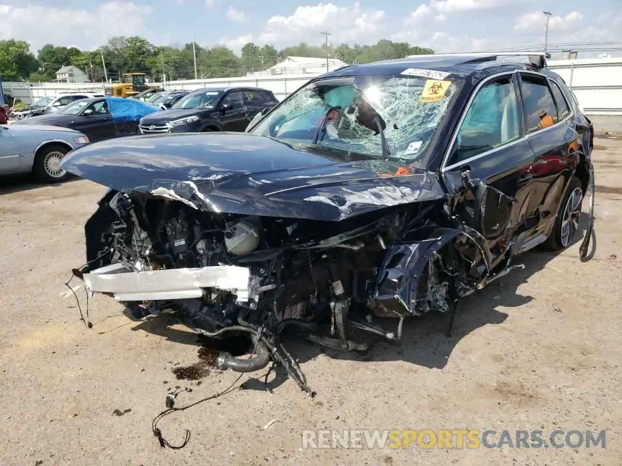 9 Photograph of a damaged car WA1BAAFYXM2022455 AUDI Q5 2021