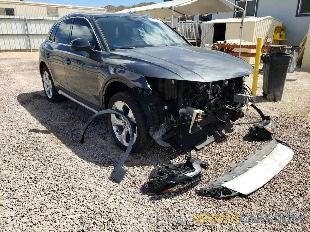 1 Photograph of a damaged car WA1BAAFYXM2032256 AUDI Q5 2021