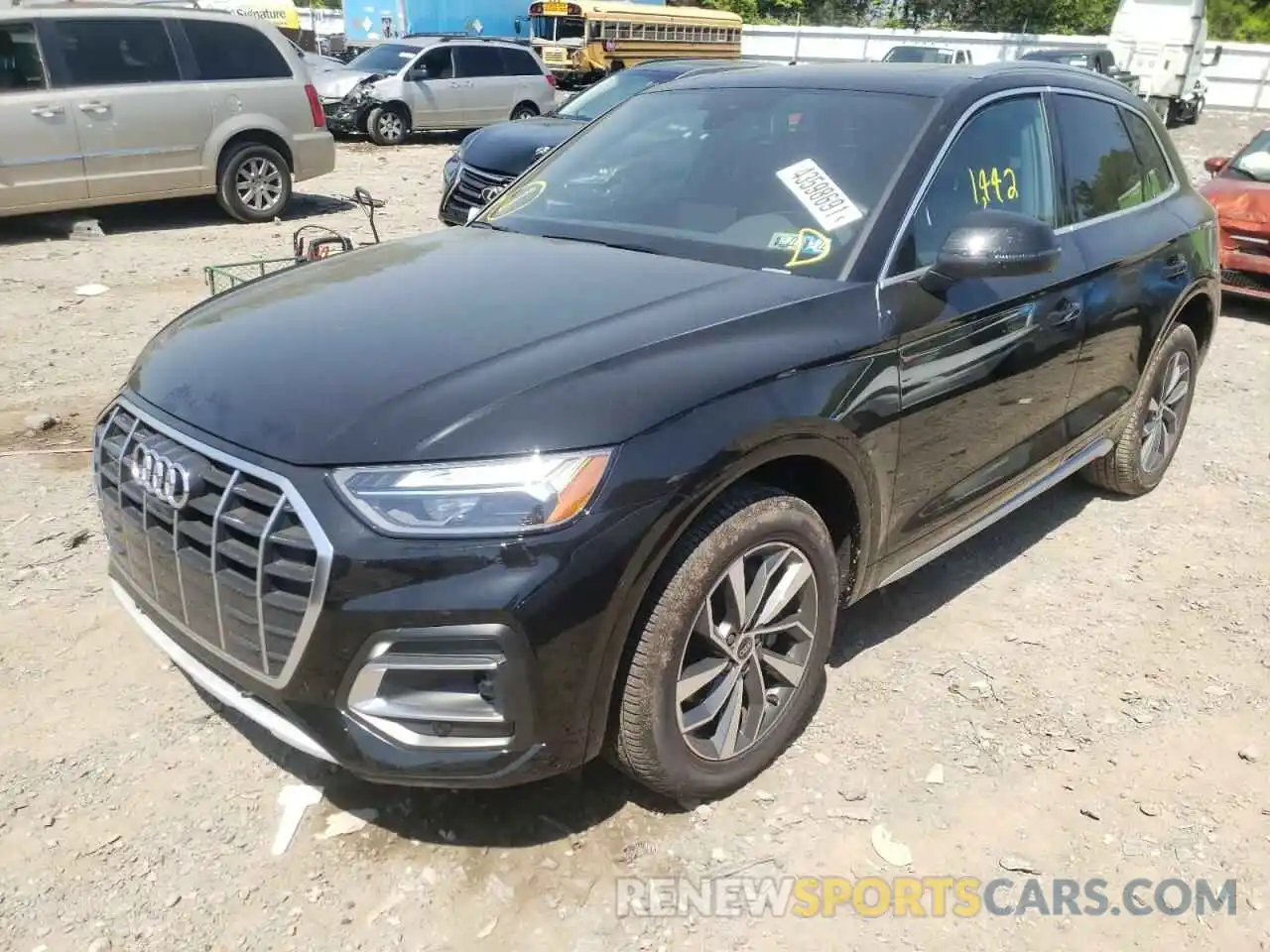 2 Photograph of a damaged car WA1BAAFYXM2053558 AUDI Q5 2021