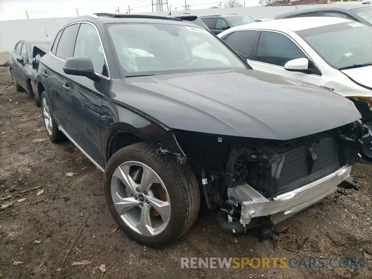 1 Фотография поврежденного автомобиля WA1BAAFYXM2077889 AUDI Q5 2021