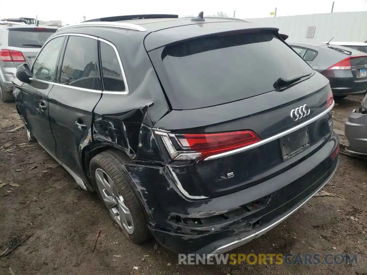 3 Фотография поврежденного автомобиля WA1BAAFYXM2077889 AUDI Q5 2021