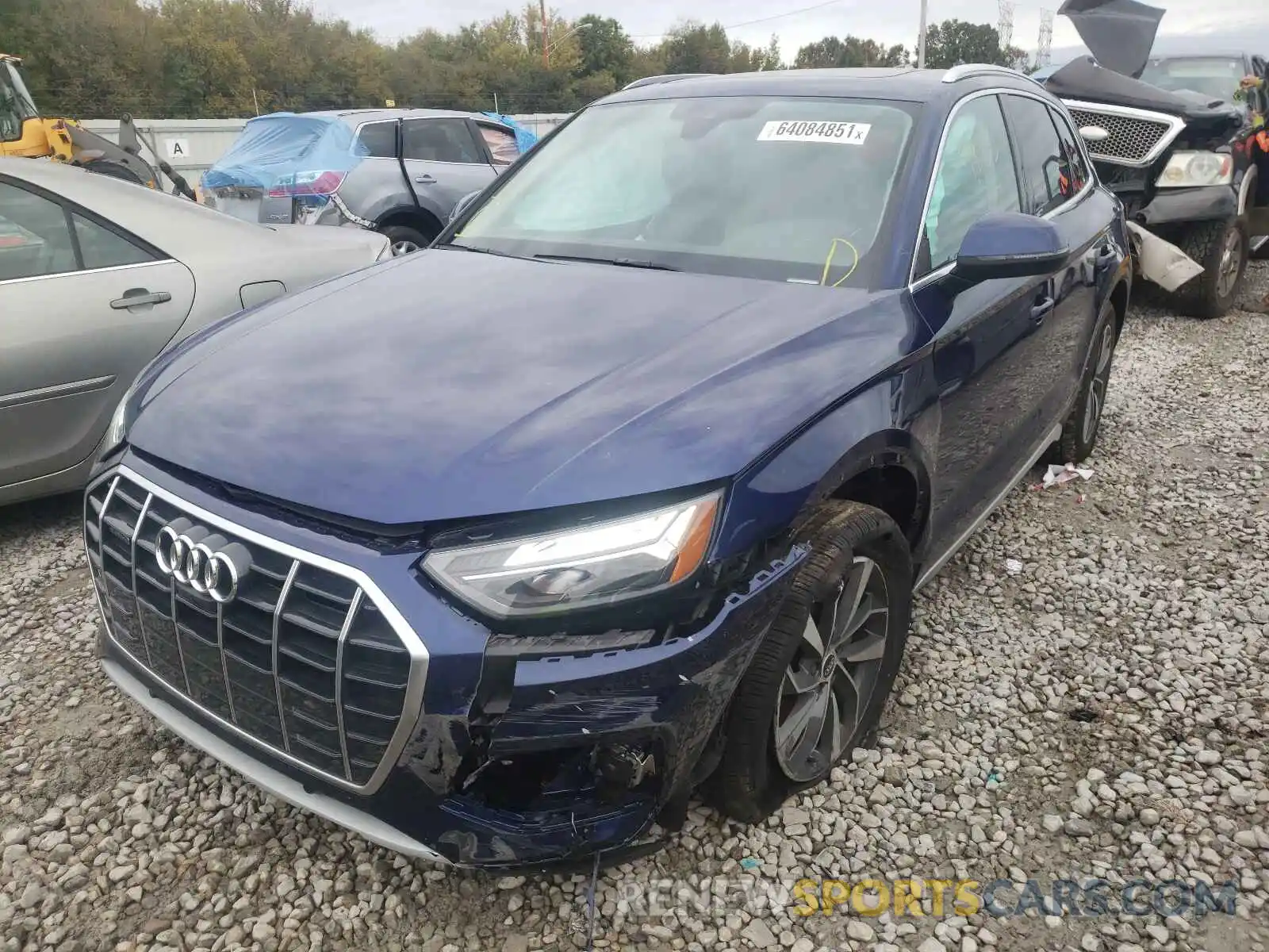 2 Фотография поврежденного автомобиля WA1BAAFYXM2078153 AUDI Q5 2021