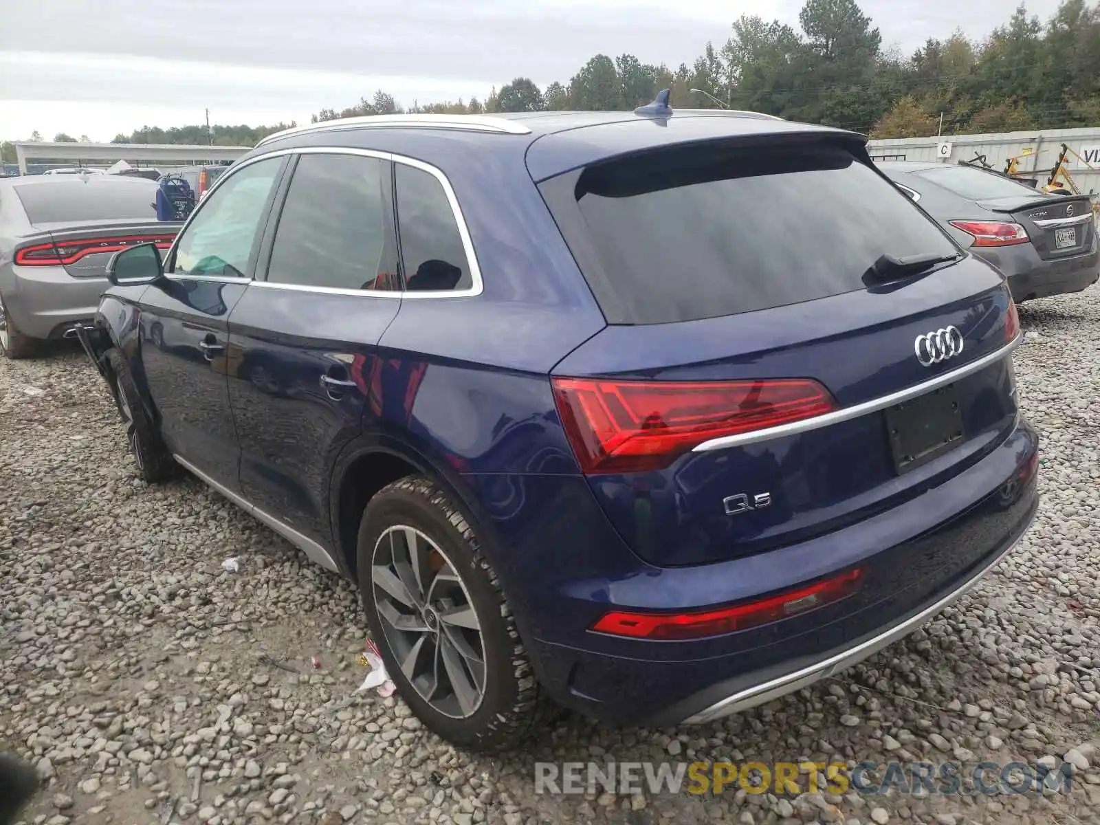 3 Фотография поврежденного автомобиля WA1BAAFYXM2078153 AUDI Q5 2021