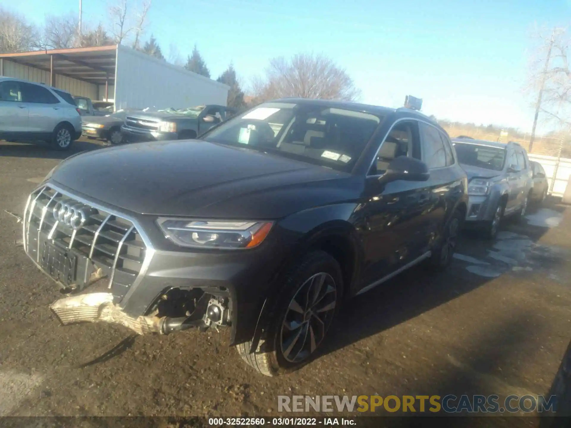 2 Photograph of a damaged car WA1BAAFYXM2087824 AUDI Q5 2021