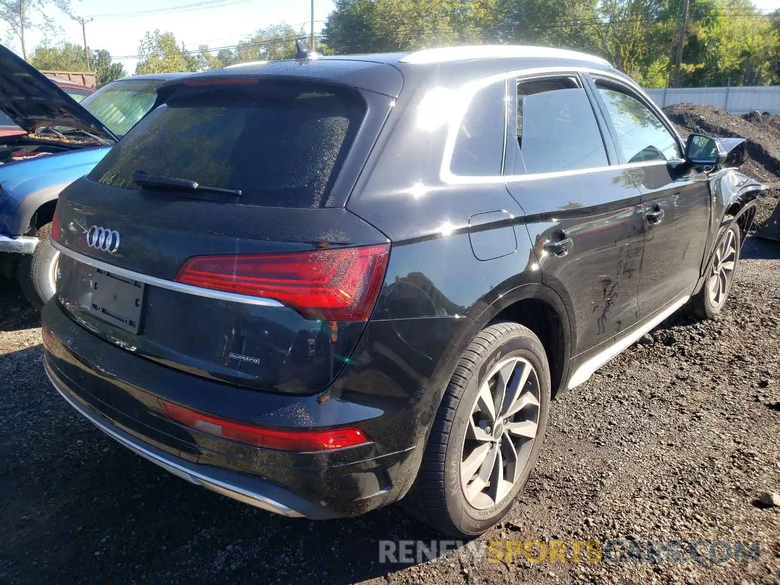 4 Фотография поврежденного автомобиля WA1BAAFYXM2091534 AUDI Q5 2021