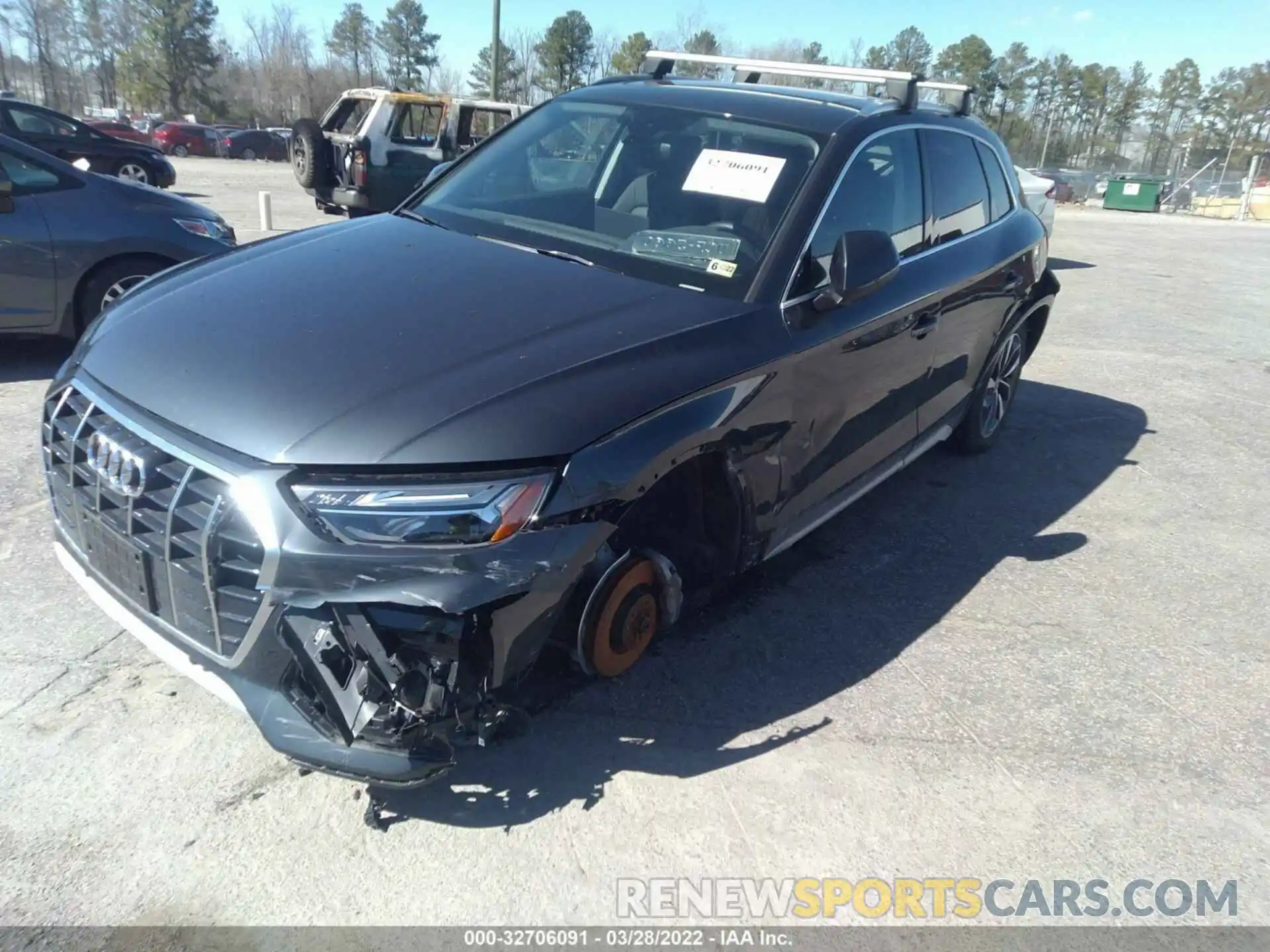 2 Photograph of a damaged car WA1BAAFYXM2095471 AUDI Q5 2021