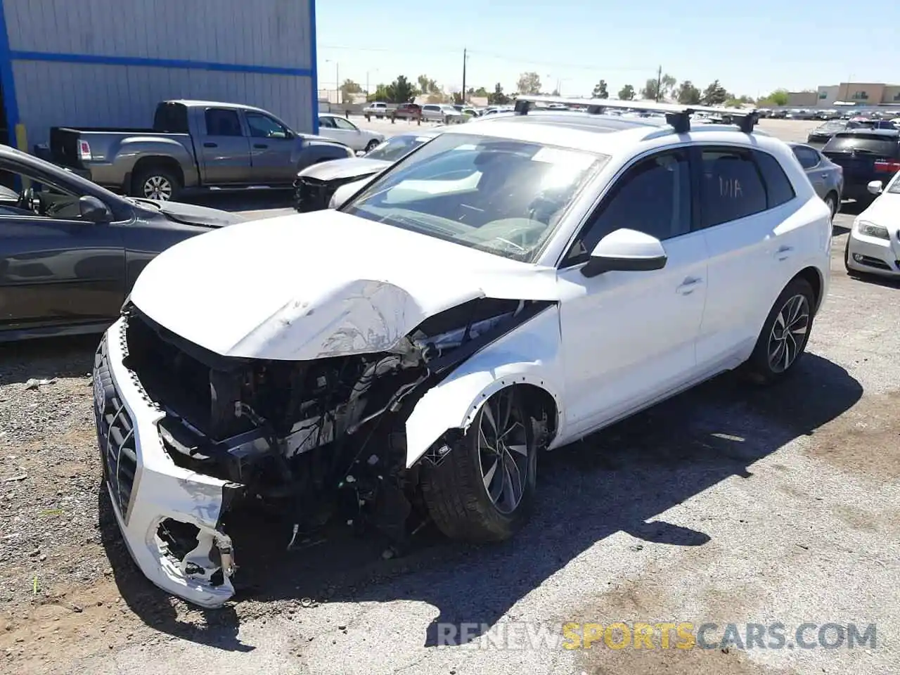 2 Photograph of a damaged car WA1BAAFYXM2104492 AUDI Q5 2021