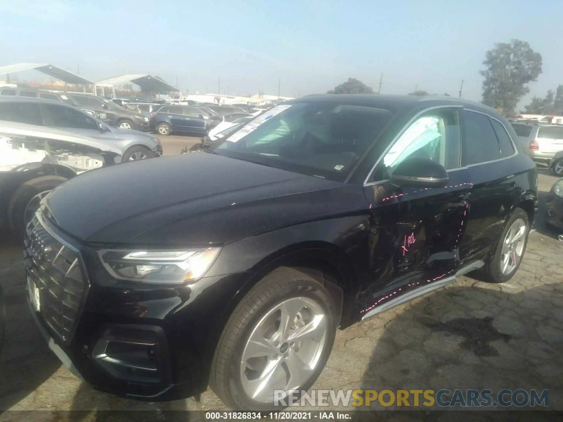 2 Фотография поврежденного автомобиля WA1BAAFYXM2115198 AUDI Q5 2021