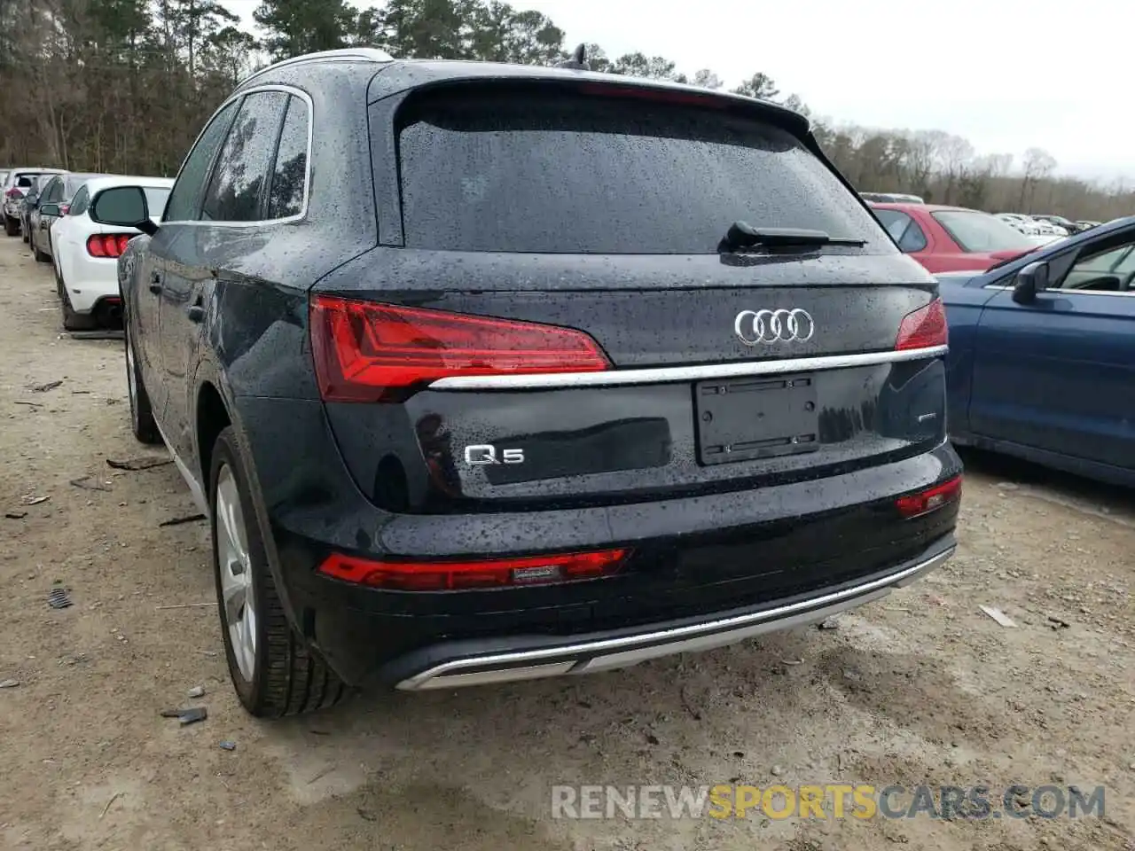 3 Фотография поврежденного автомобиля WA1BAAFYXM2132521 AUDI Q5 2021