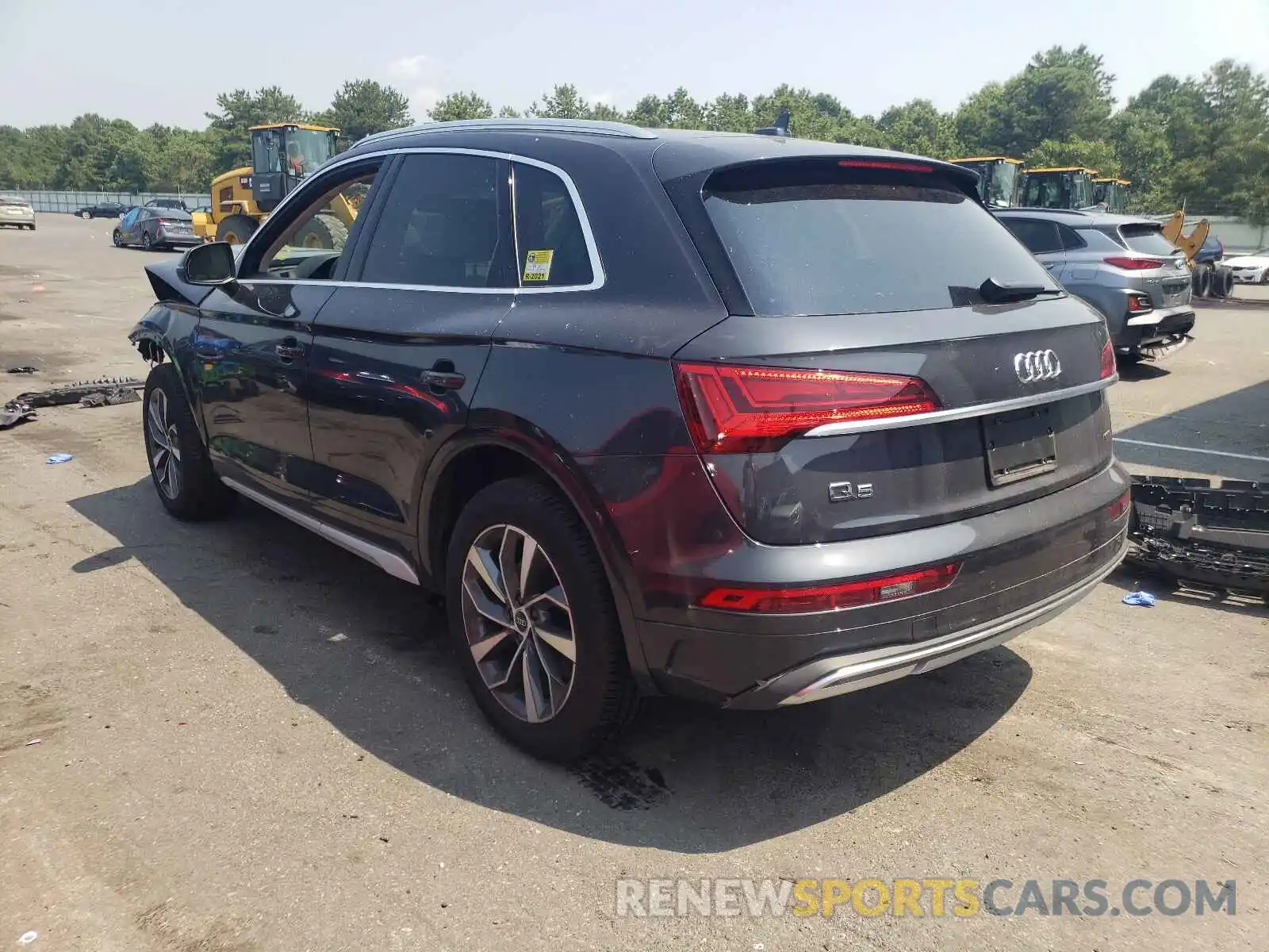 3 Фотография поврежденного автомобиля WA1BABFY8M2024209 AUDI Q5 2021