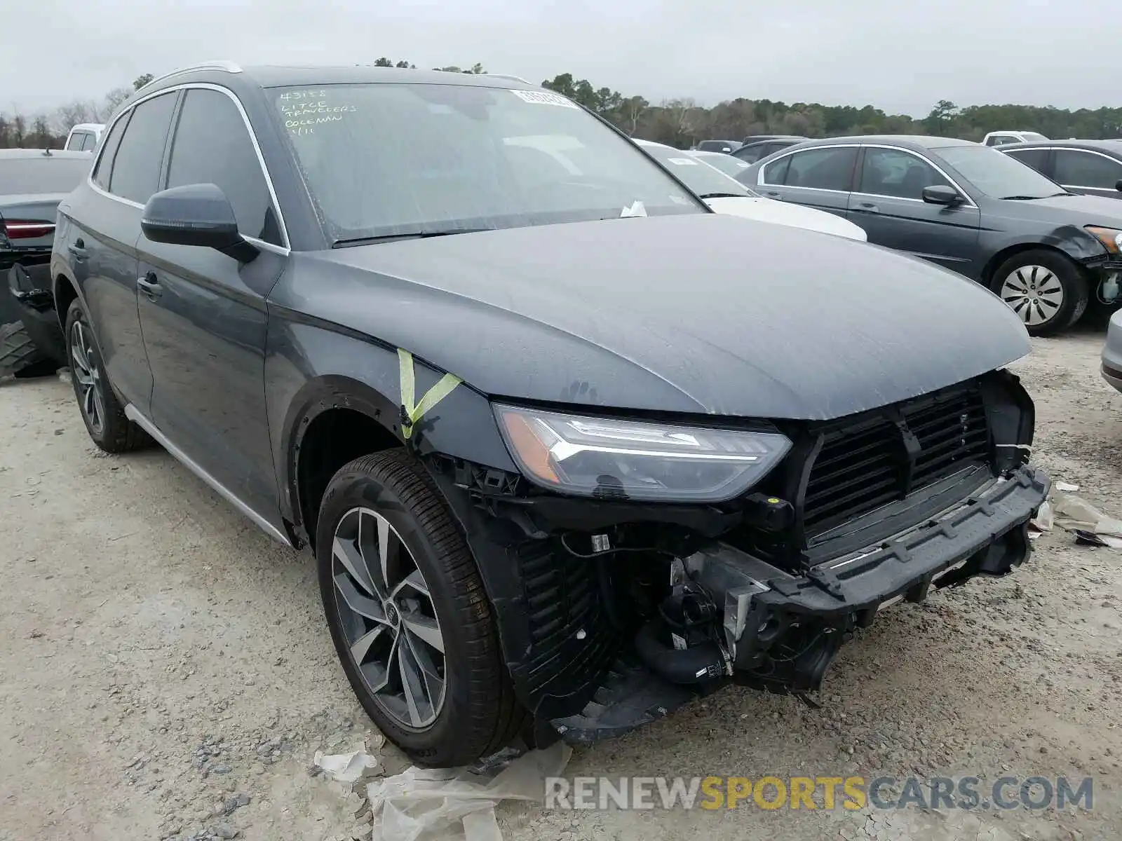 1 Photograph of a damaged car WA1CAAFY0M2007791 AUDI Q5 2021