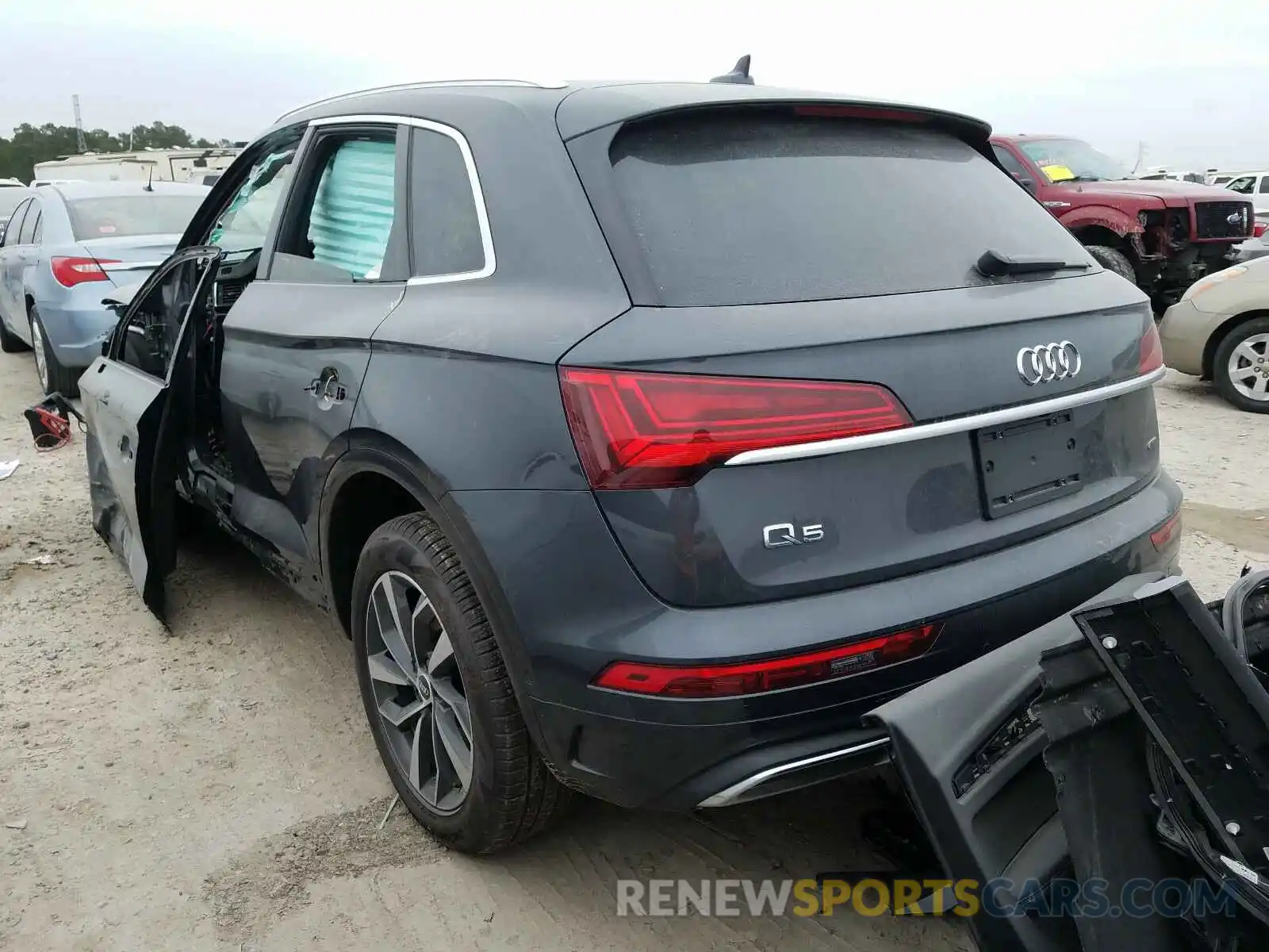 3 Фотография поврежденного автомобиля WA1CAAFY0M2007791 AUDI Q5 2021