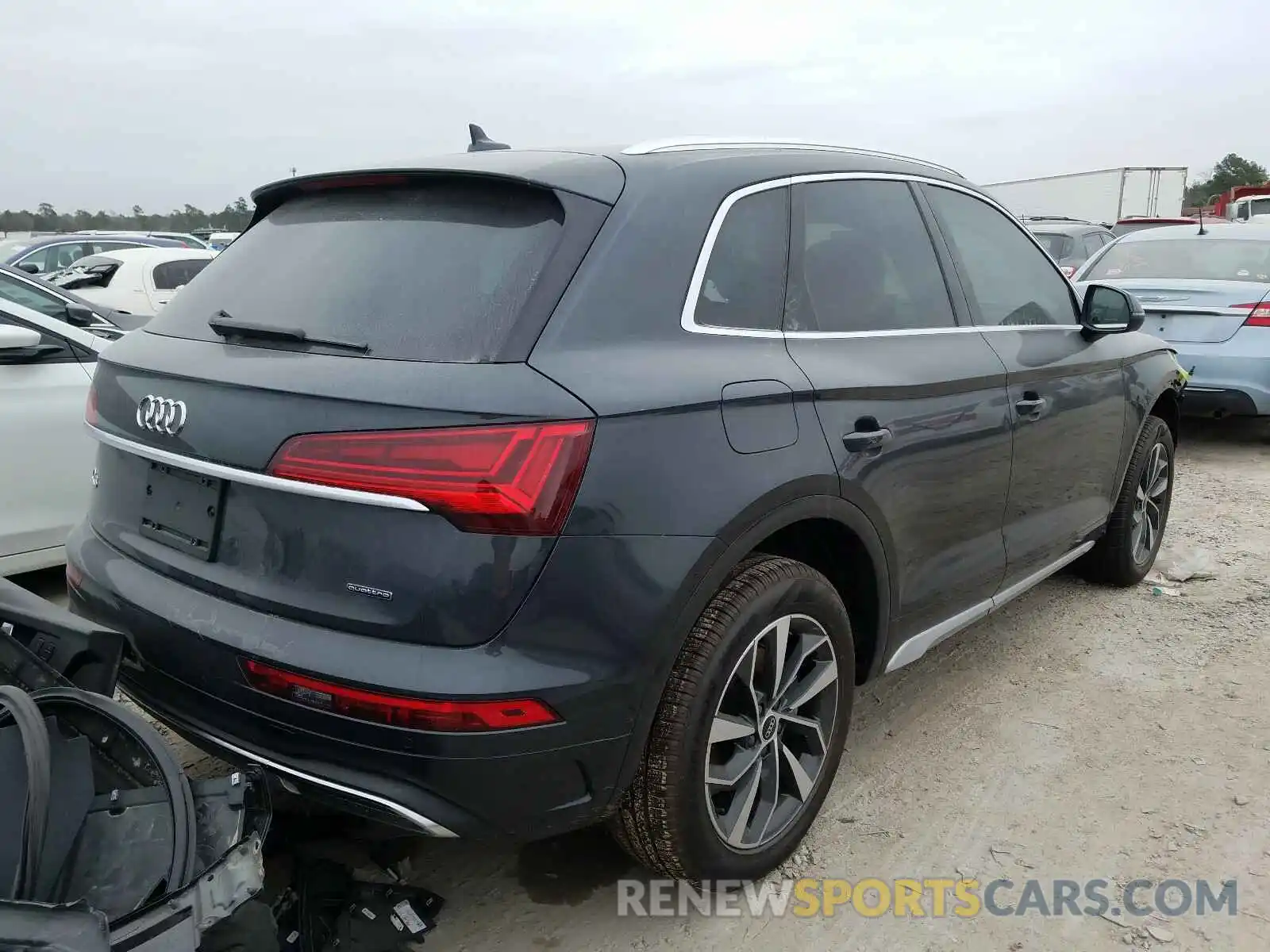 4 Фотография поврежденного автомобиля WA1CAAFY0M2007791 AUDI Q5 2021