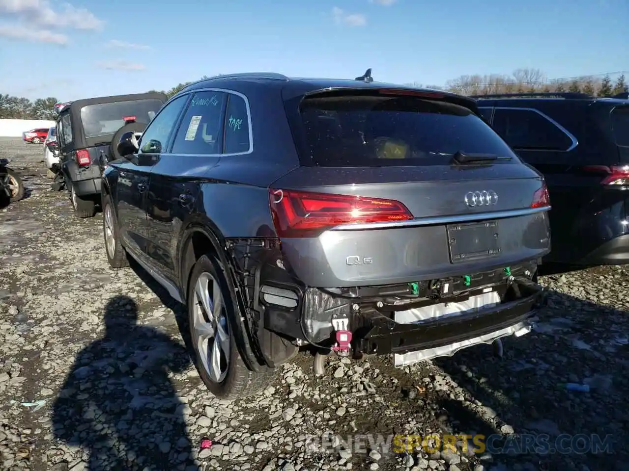 9 Фотография поврежденного автомобиля WA1CAAFY0M2057851 AUDI Q5 2021