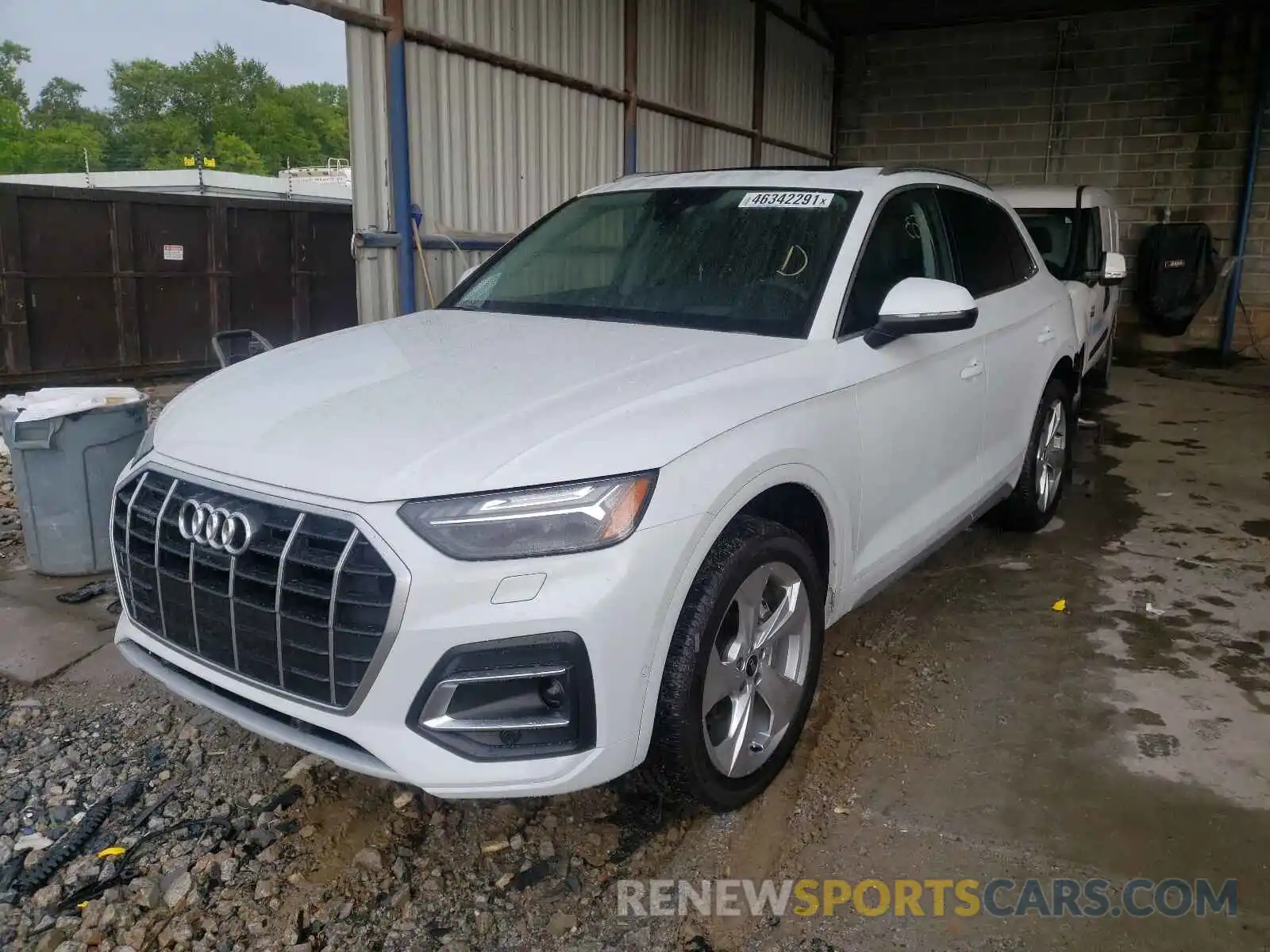 2 Фотография поврежденного автомобиля WA1CAAFY3M2010085 AUDI Q5 2021