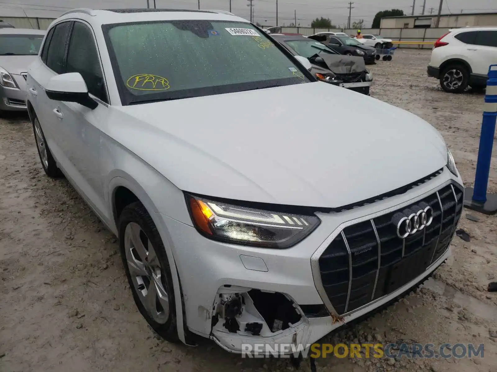 1 Photograph of a damaged car WA1CAAFY3M2080590 AUDI Q5 2021