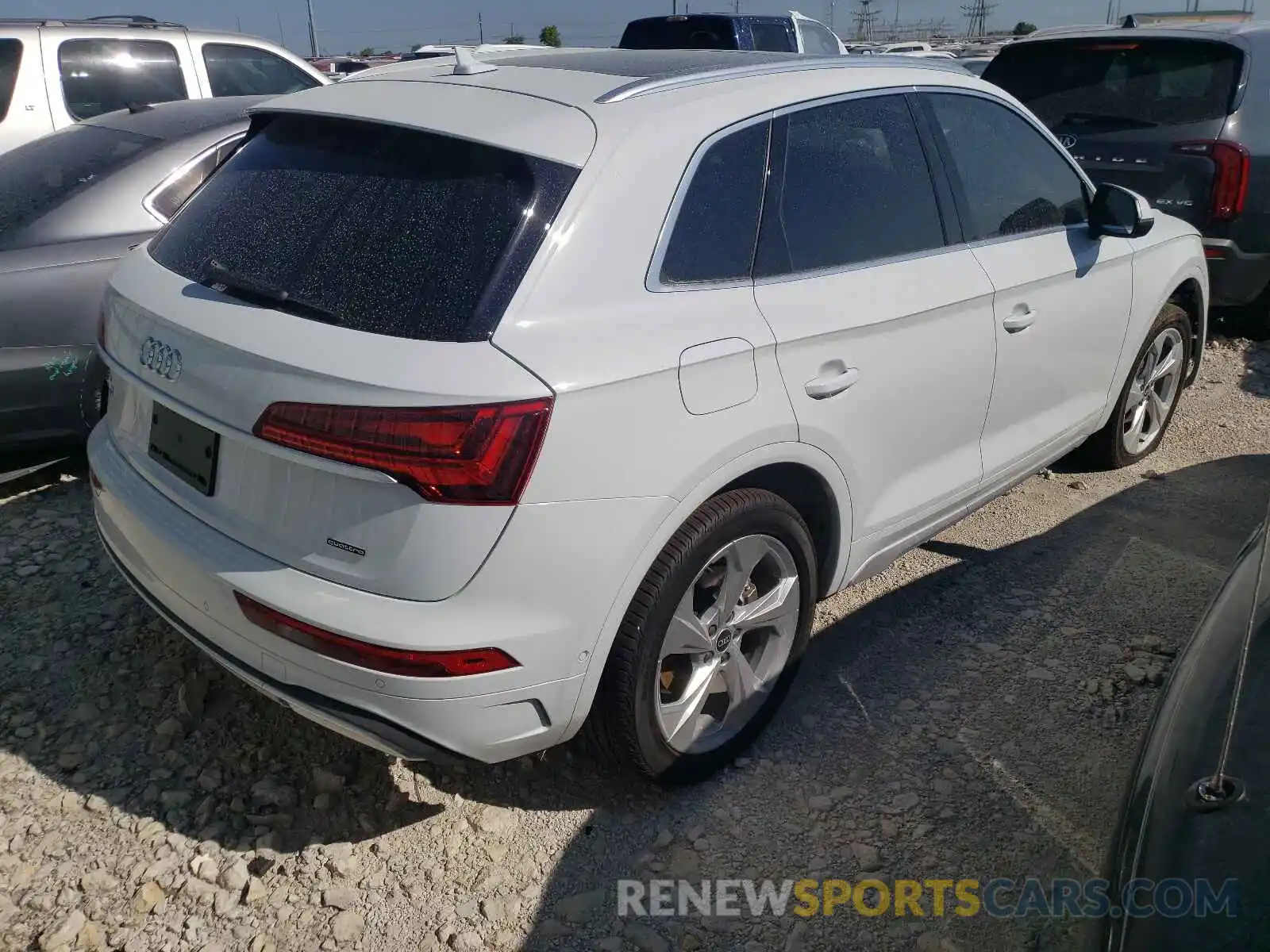 4 Photograph of a damaged car WA1CAAFY3M2080590 AUDI Q5 2021