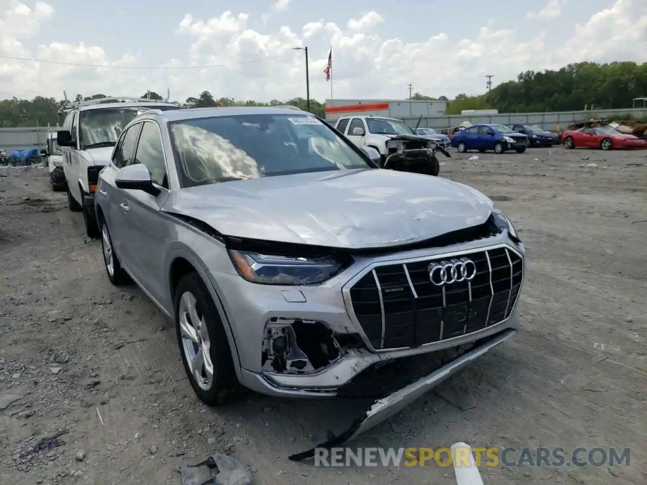 1 Photograph of a damaged car WA1CAAFY4M2007258 AUDI Q5 2021