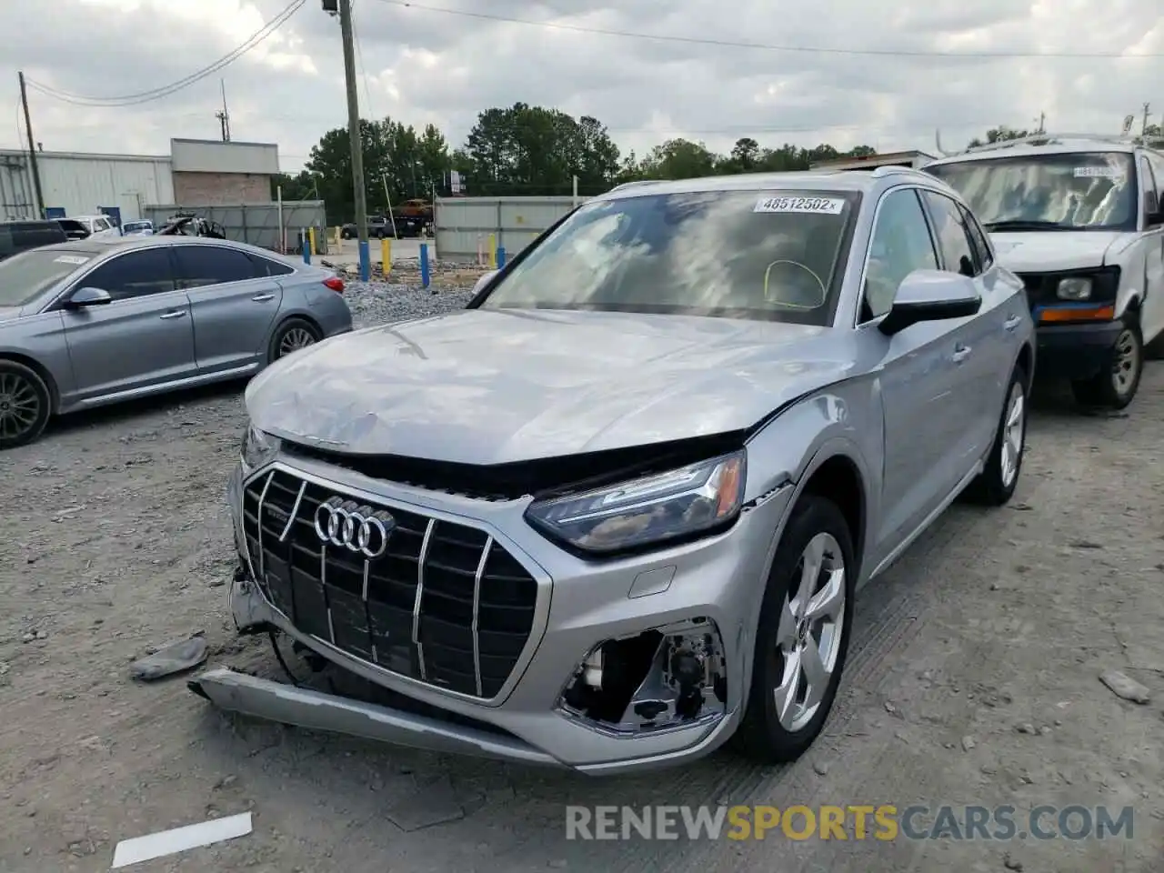 2 Photograph of a damaged car WA1CAAFY4M2007258 AUDI Q5 2021