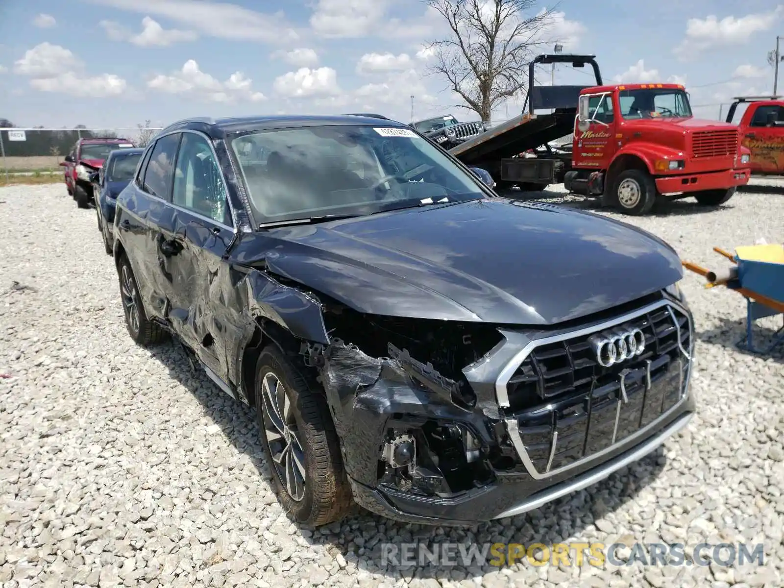 1 Photograph of a damaged car WA1CAAFY4M2024013 AUDI Q5 2021