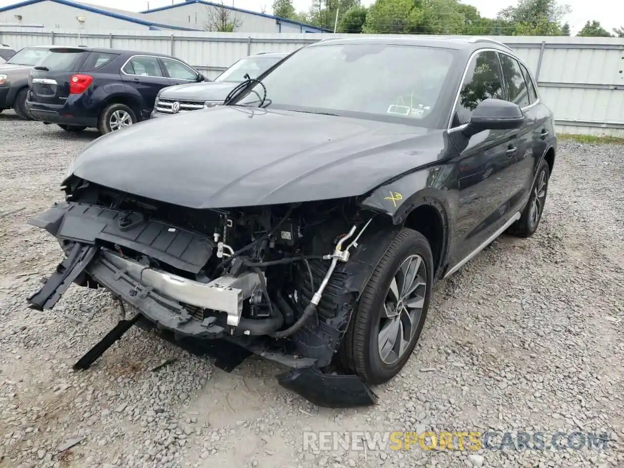 2 Photograph of a damaged car WA1CAAFY8M2010857 AUDI Q5 2021