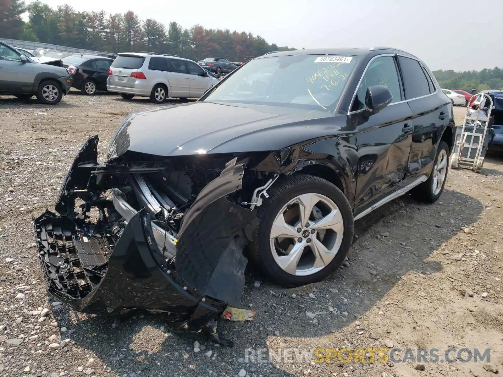 2 Photograph of a damaged car WA1CAAFY8M2011250 AUDI Q5 2021