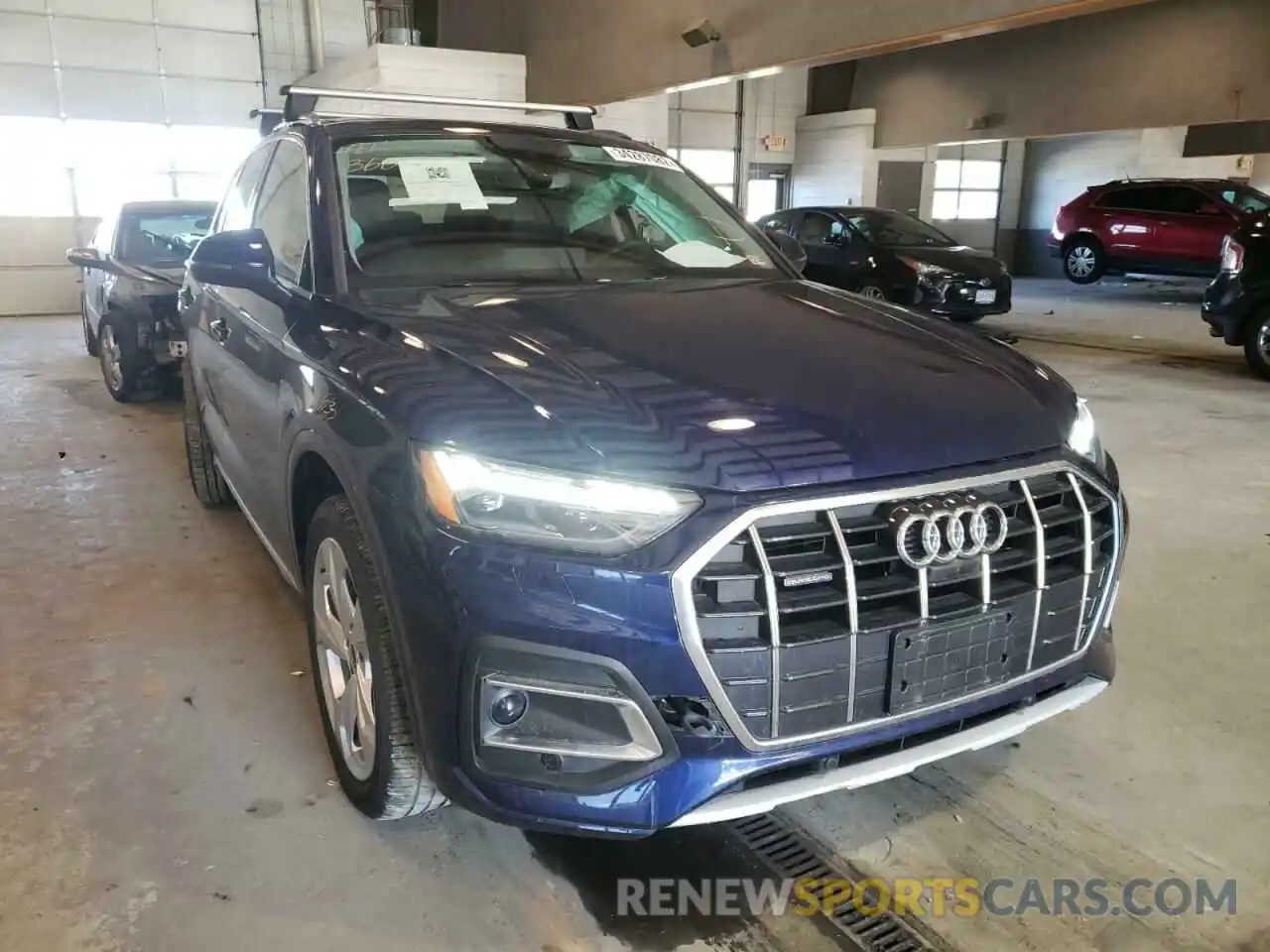 1 Photograph of a damaged car WA1CAAFY8M2021129 AUDI Q5 2021