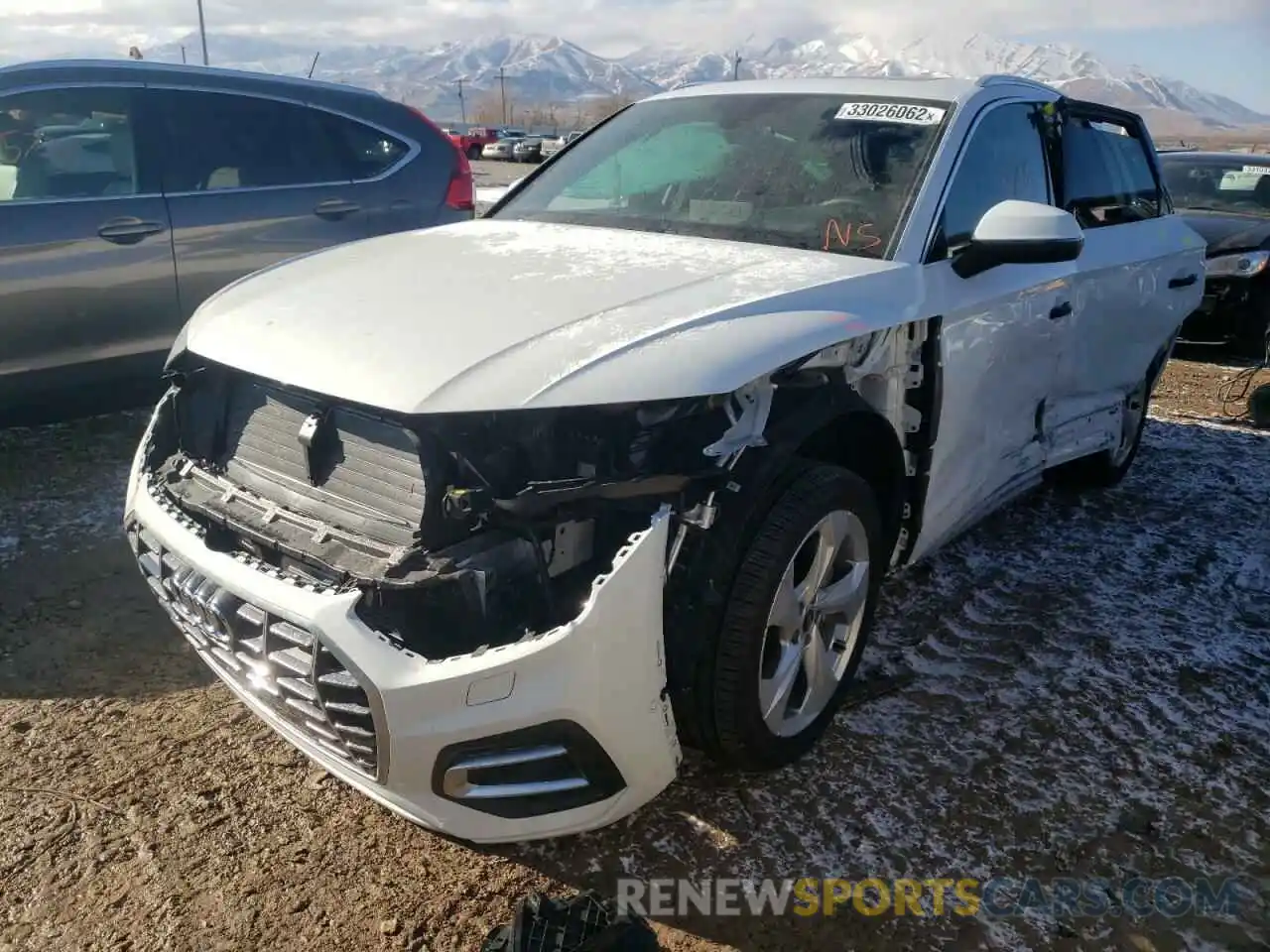 2 Photograph of a damaged car WA1CAAFY8M2078141 AUDI Q5 2021