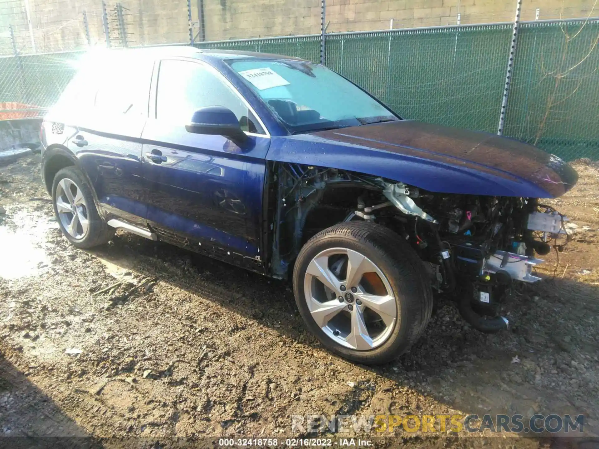 1 Фотография поврежденного автомобиля WA1CAAFY9M2021480 AUDI Q5 2021