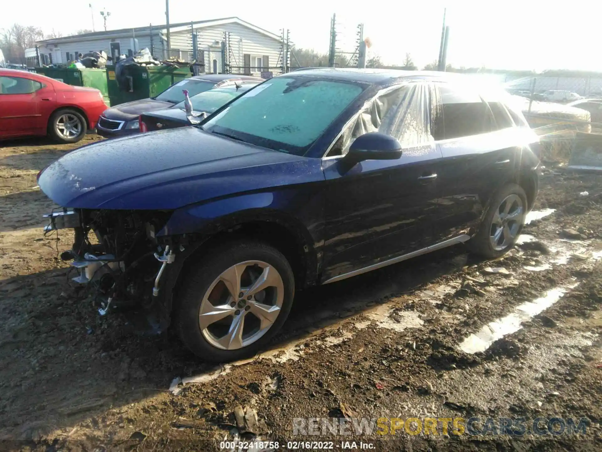 2 Фотография поврежденного автомобиля WA1CAAFY9M2021480 AUDI Q5 2021